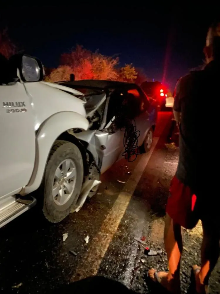 Acidente com vítima fatal na BR-122. Foto: rede social