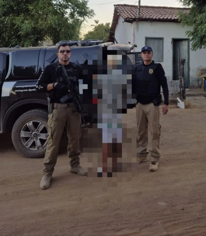 Preso em Matina. Foto: Polícia Civil