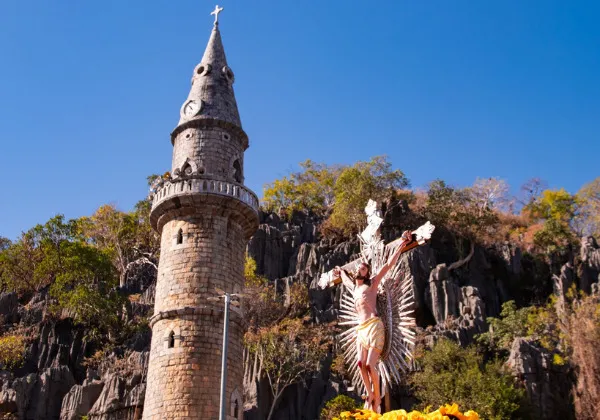 Realizada em Bom Jesus da Lapa, na Bahia, romaria é uma das maiores festas religiosas do país - Foto: Santuário do Bom Jesus da Lapa