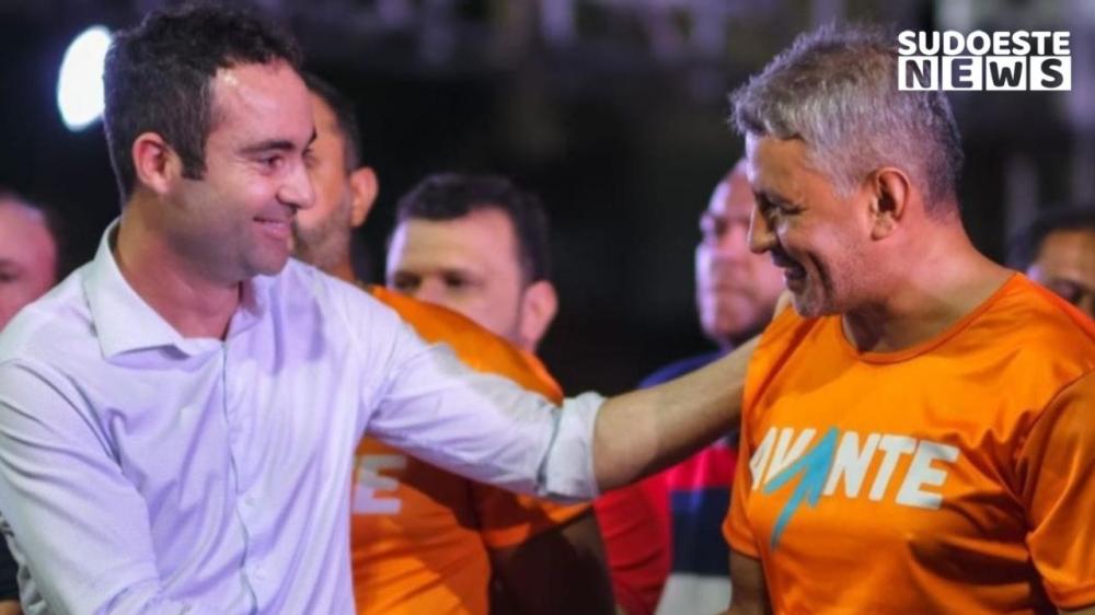 Ato de filiação do prefeito de Guanambi, Nal Azevedo, ao Avante - Reprodução/Fabricio Abrantes