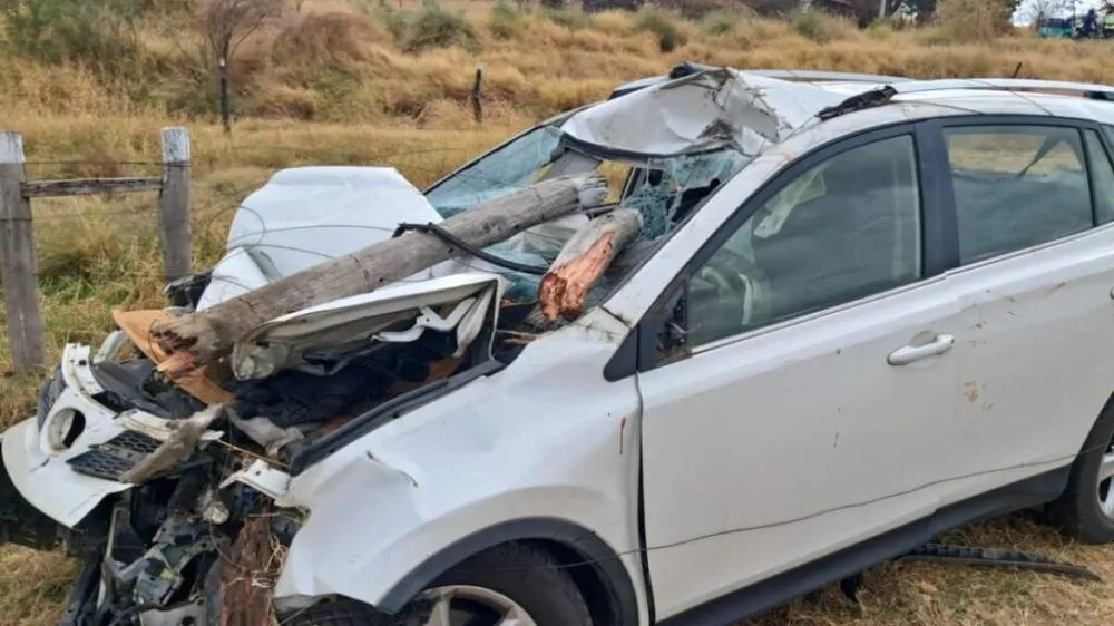 Carro envolvido no acidente. Foto: Smtran