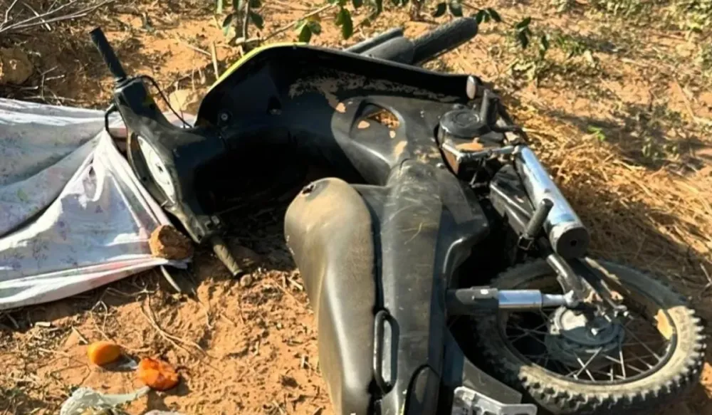 Homem de 36 anos morre em acidente de moto na BA 263. Foto: Polícia Militar da Bahia